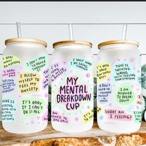 Libbey Glass Can Cup - Mental Breakdown